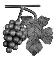 Кованый элемент: SK21.05 Виноград с листом