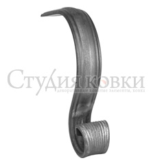 Кованый элемент: SK54.02.9 Окончание поручня 50х13