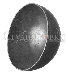 Кованый элемент: SK01.40 Полусфера d40