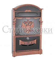 Кованый элемент: SK66.01.10 Ящик почтовый старая медь