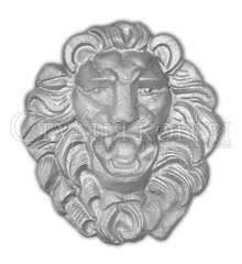 Кованый элемент: SK20.02 Голова льва (большая)