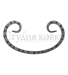 Кованый элемент: SK41.01.3 Вензель С (120х210)