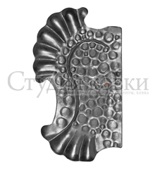 Кованый элемент: SK63.02L Накладка дверная