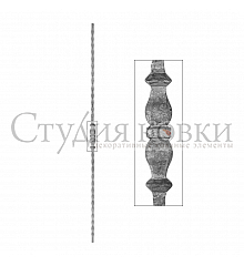Кованый элемент: SK50.23.1 Балясина