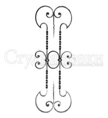 Кованый элемент: SK53.05 Декоративная панель